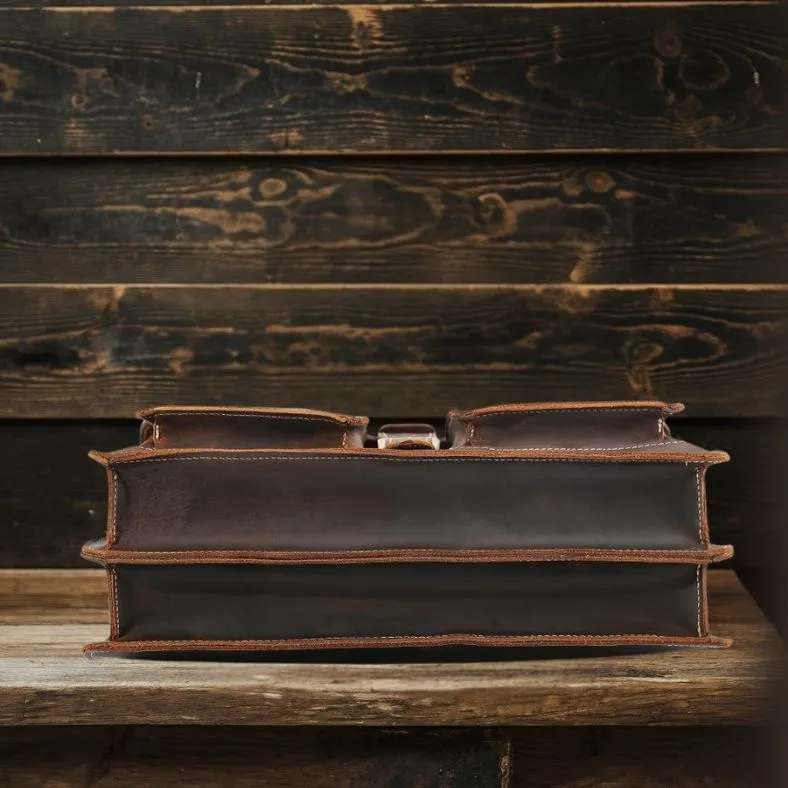 COLMAR | Brown Leather Shoulder Bag