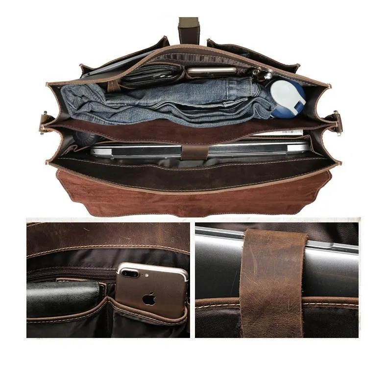 COLMAR | Brown Leather Shoulder Bag