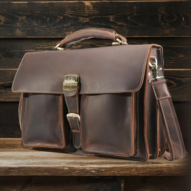 COLMAR | Brown Leather Shoulder Bag