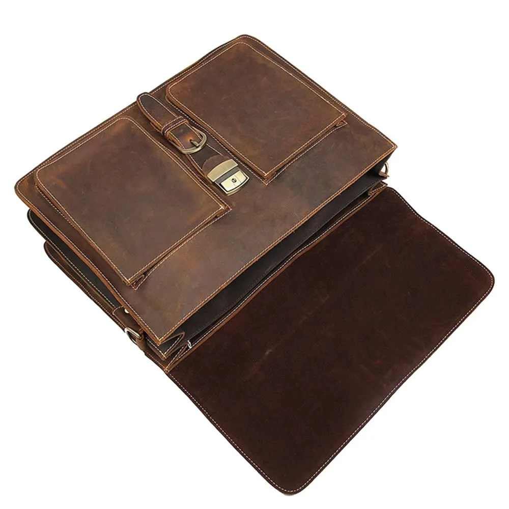 COLMAR | Brown Leather Shoulder Bag