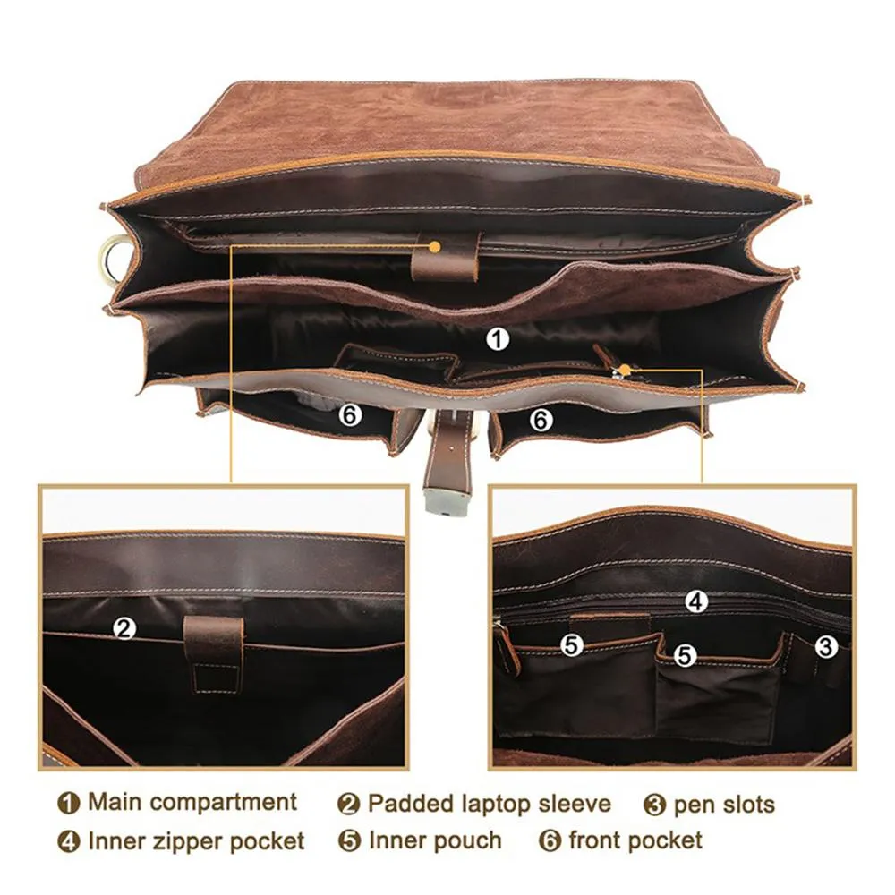 COLMAR | Brown Leather Shoulder Bag