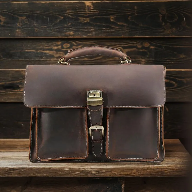 COLMAR | Brown Leather Shoulder Bag