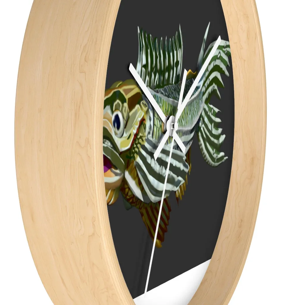 Colorful Fish Wall clock