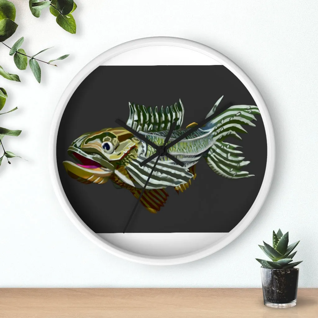 Colorful Fish Wall clock