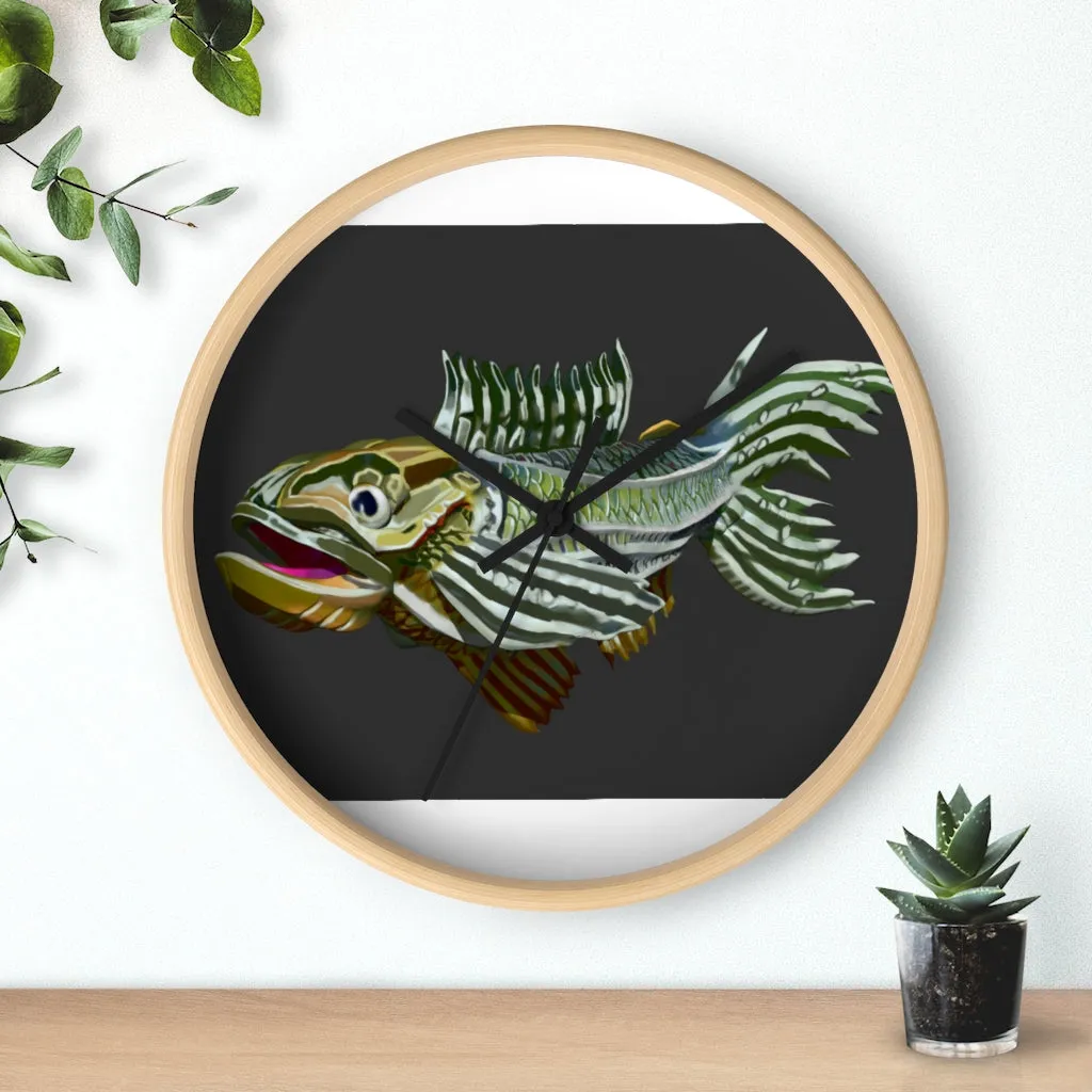 Colorful Fish Wall clock