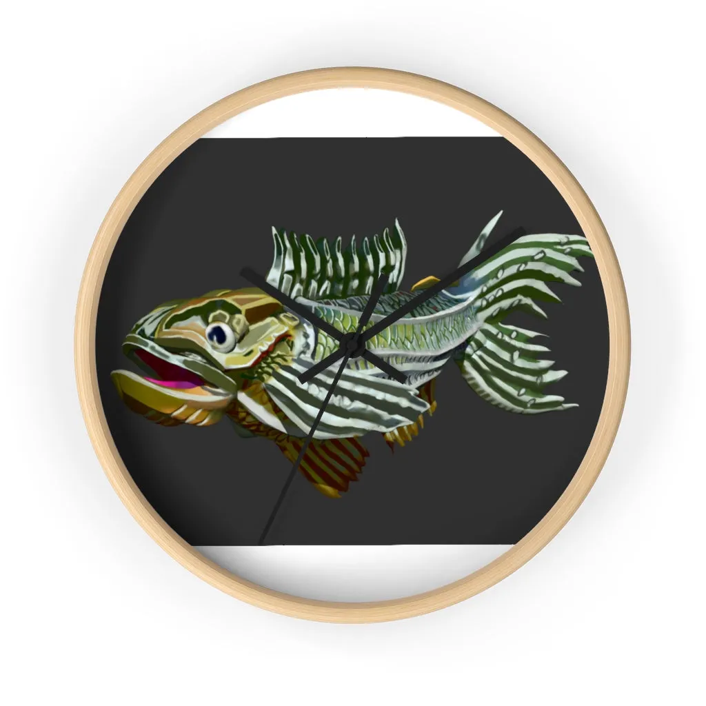 Colorful Fish Wall clock
