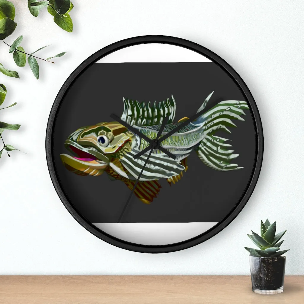 Colorful Fish Wall clock