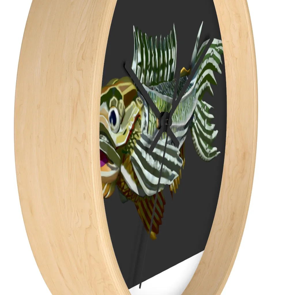 Colorful Fish Wall clock
