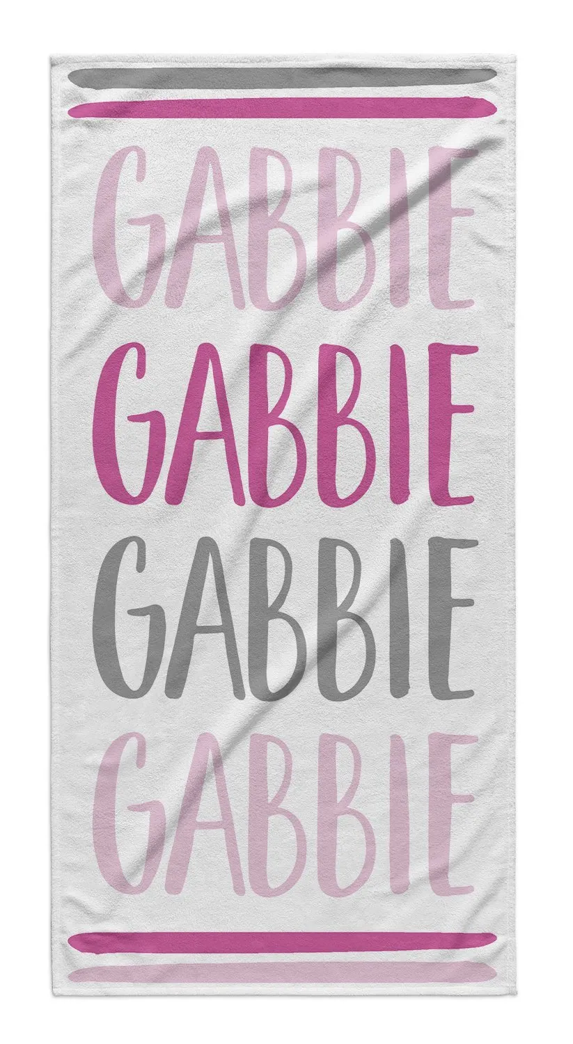 COLORFUL LINE UP PERSONALIZED  PREMIUM TOWEL
