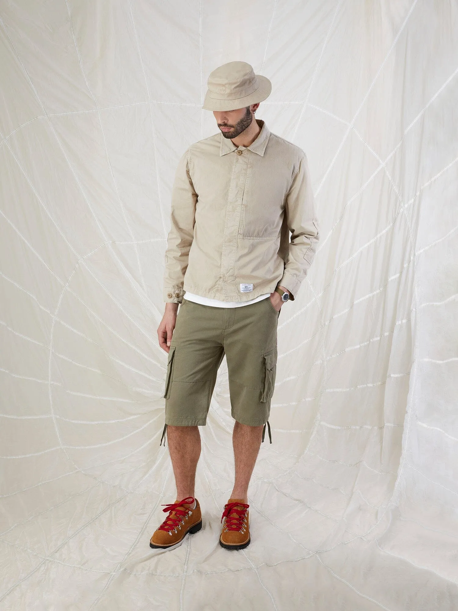 CONTRAST SHIRT JACKET (SEASONAL)