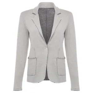 Cotton Cashmere Blazer - Light Grey