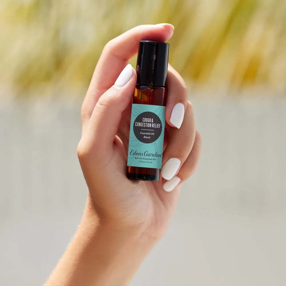 Cough & Congestion Relief Essential Oil Blend- Best To Help Sinus Congestion, Coughing & Headaches