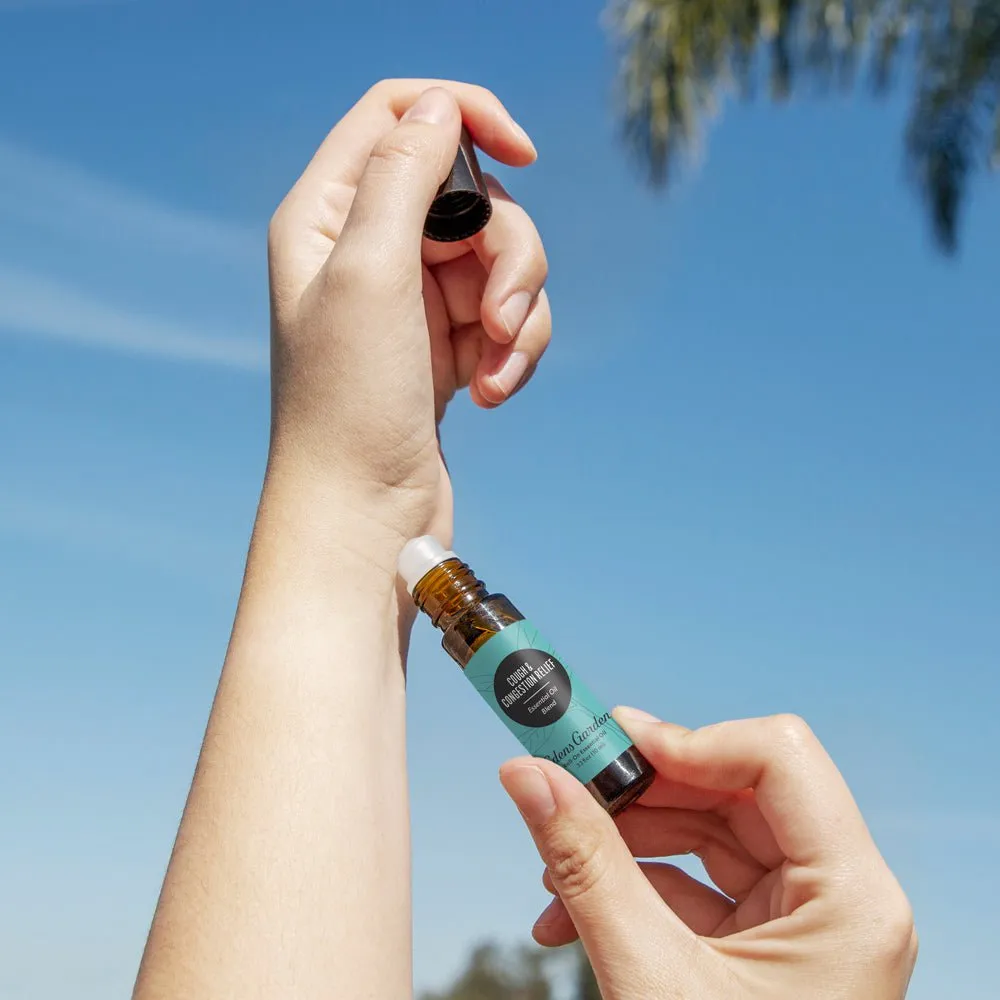 Cough & Congestion Relief Essential Oil Blend- Best To Help Sinus Congestion, Coughing & Headaches