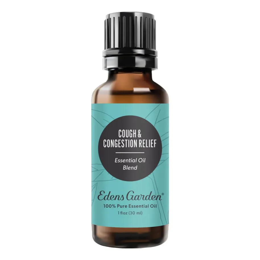 Cough & Congestion Relief Essential Oil Blend- Best To Help Sinus Congestion, Coughing & Headaches
