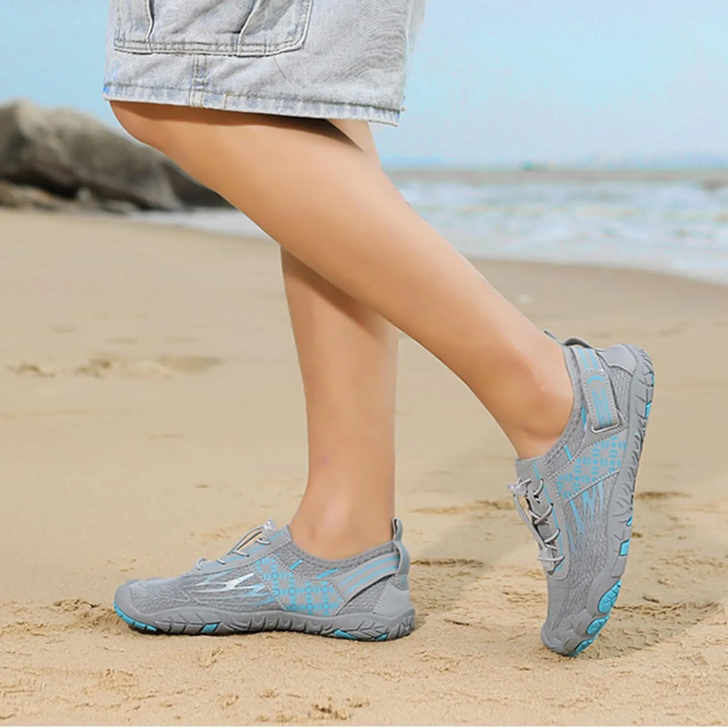 Couple Sports Shoes Outdoor Wading Non Slip Beach Diving Shoes Swimming Riding Fitness Womens Sneaker