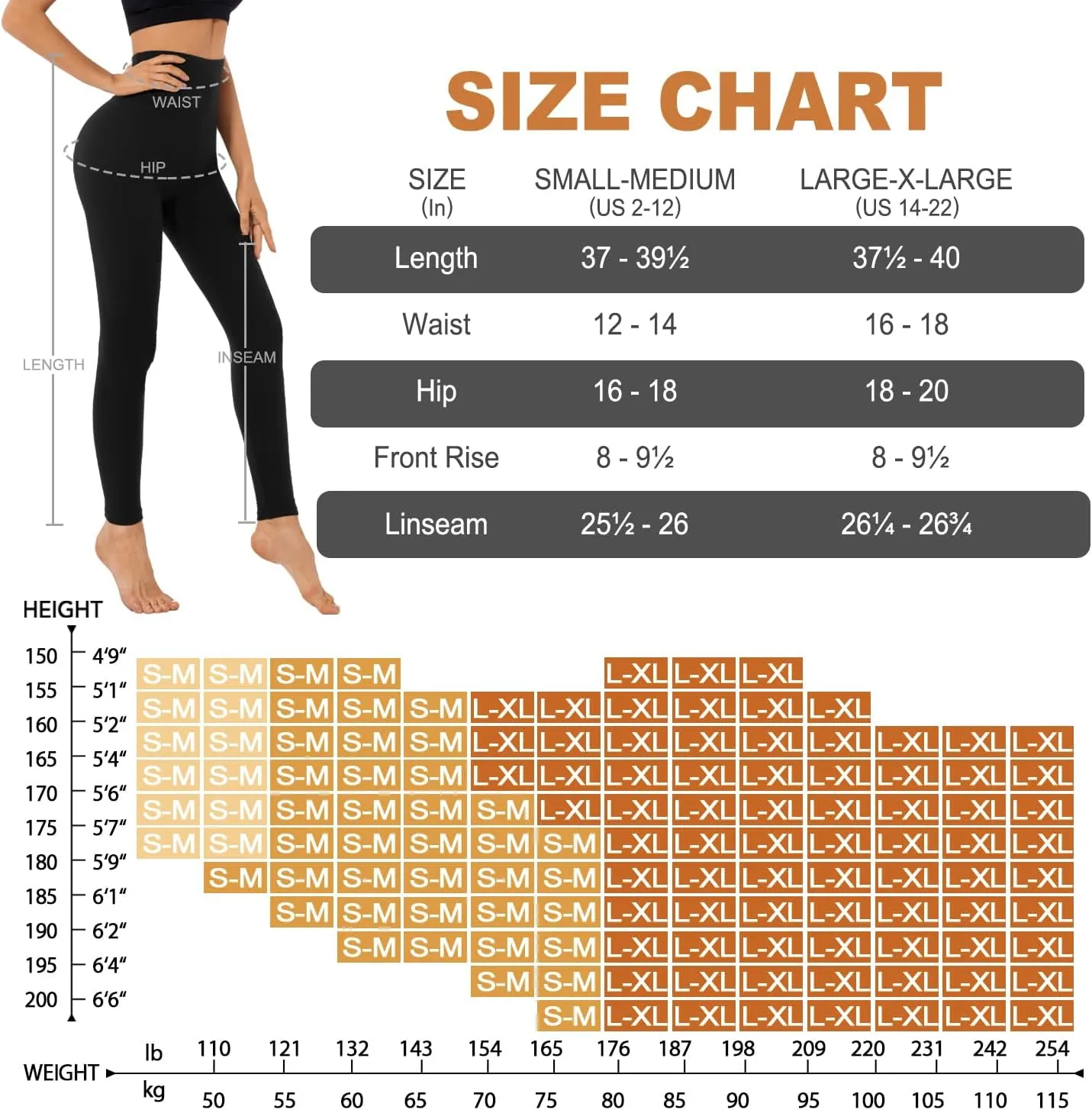 CTHH High Waisted Leggings for Women - 28" Tummy Control Buttery Soft Compression Workout Yoga Pants for Workout/Pilates