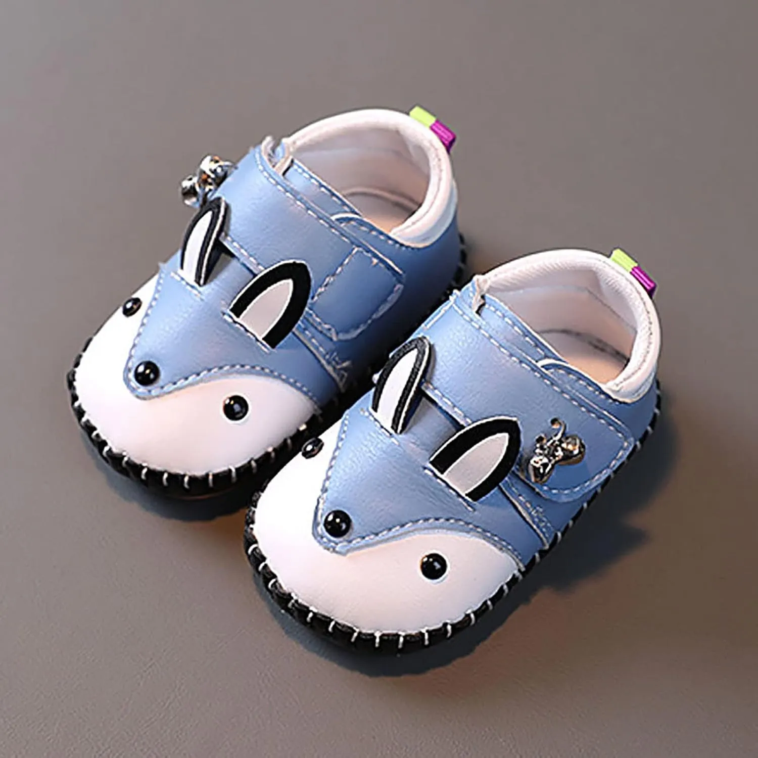 Cute ??artoon Prewalkers Shoes for Infant Baby Boys Girls Soft Sole Leather Non Slip Comfortable Sports Footwear