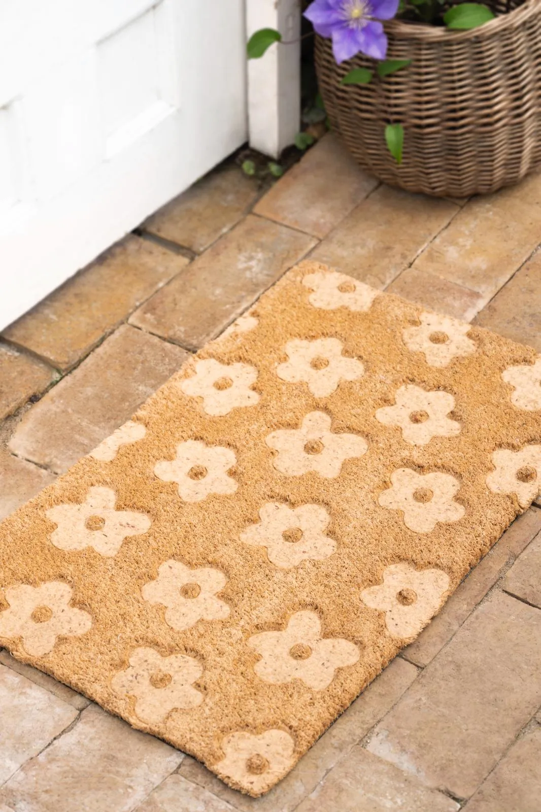 Daisy Embossed Doormat