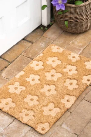 Daisy Embossed Doormat