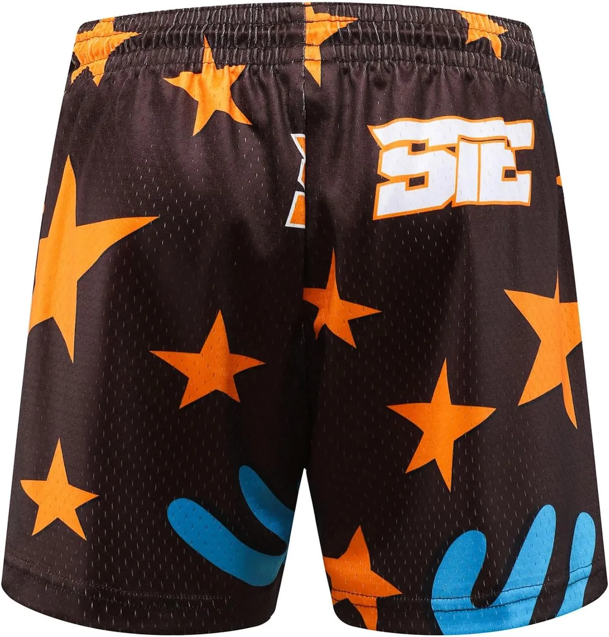 DIOTSR Mens Graphic Basketball Shorts Drawstring Running Workout Shorts Summer Cool Casual Shorts
