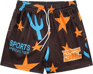 DIOTSR Mens Graphic Basketball Shorts Drawstring Running Workout Shorts Summer Cool Casual Shorts