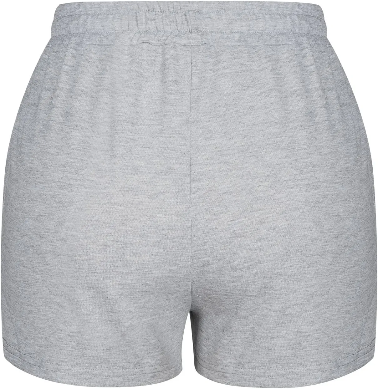 Elastic Waist Sports Shorts Women High Waisted Workout Shorts Wide Leg Sweat Shorts Loose Gym Shorts with Pockets