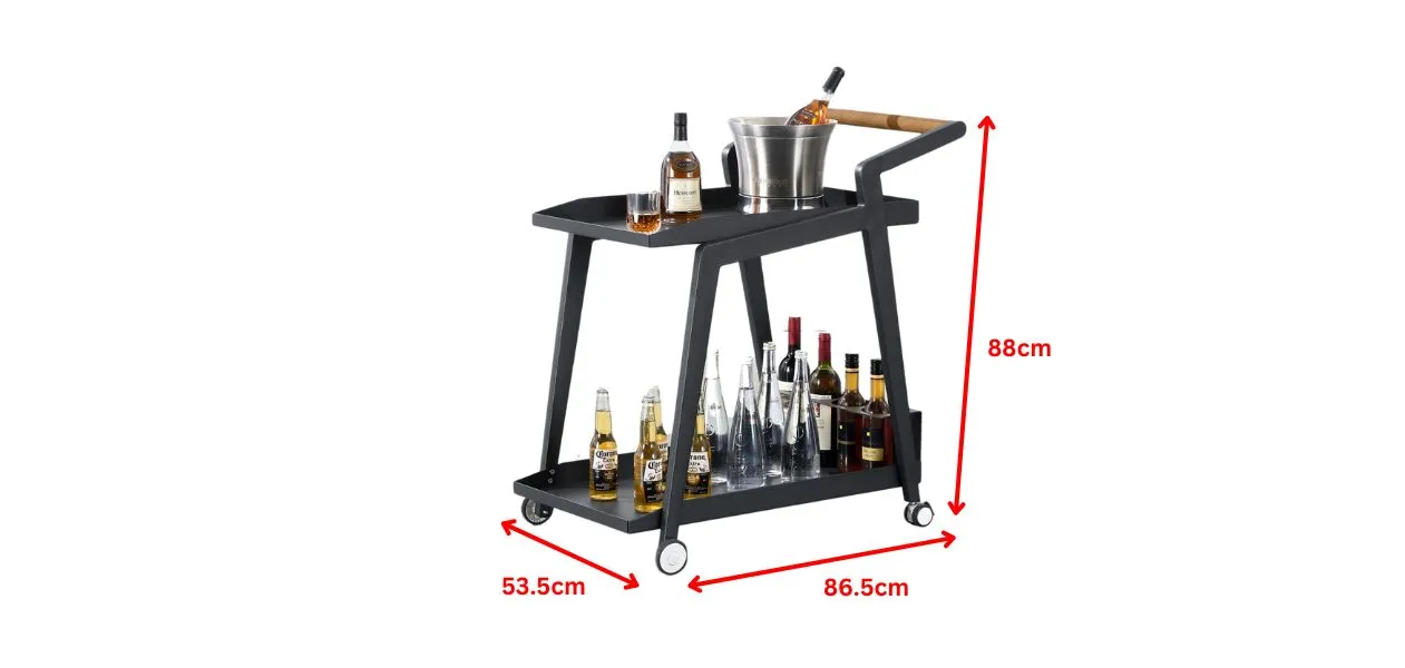 Emoti Drink Trolley Black