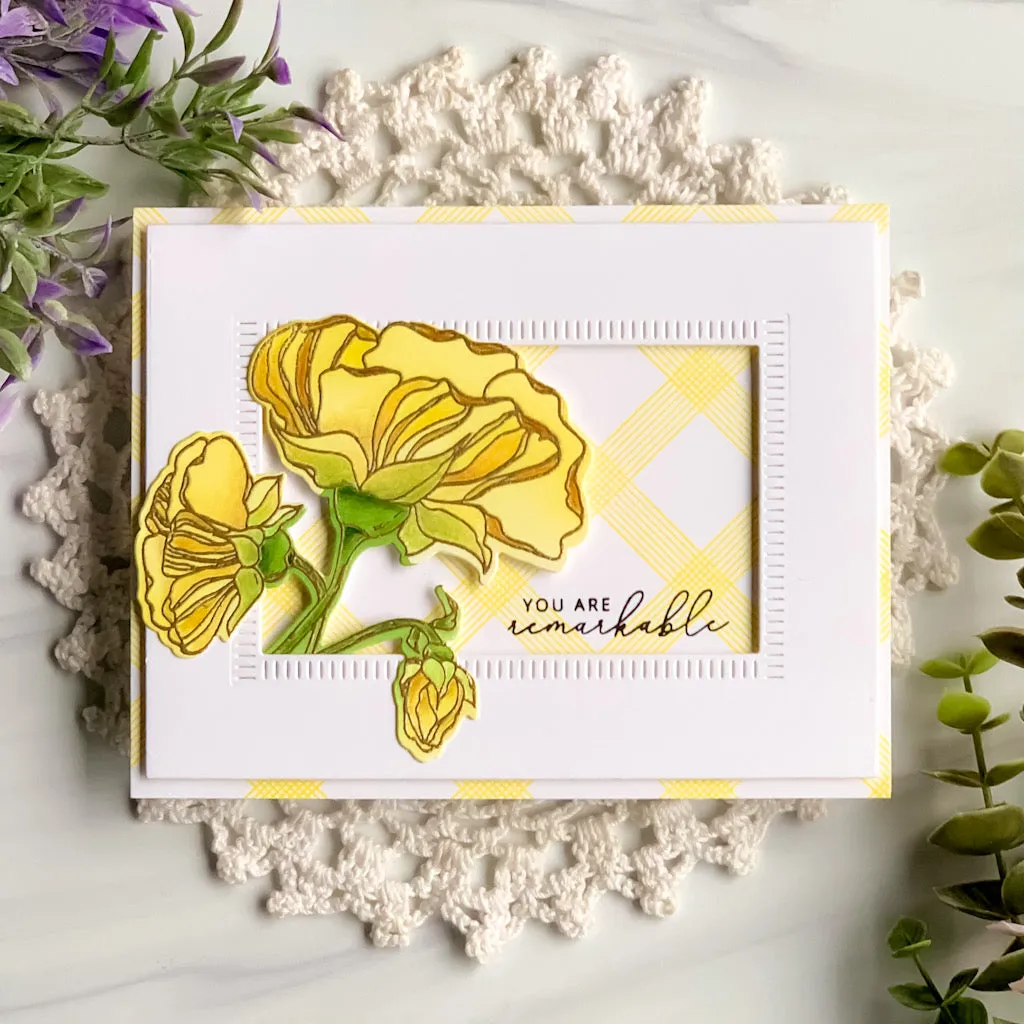 Essentials: Blanket Stitched Rectangle die set