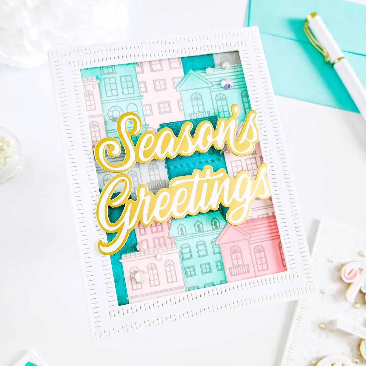 Essentials: Blanket Stitched Rectangle die set