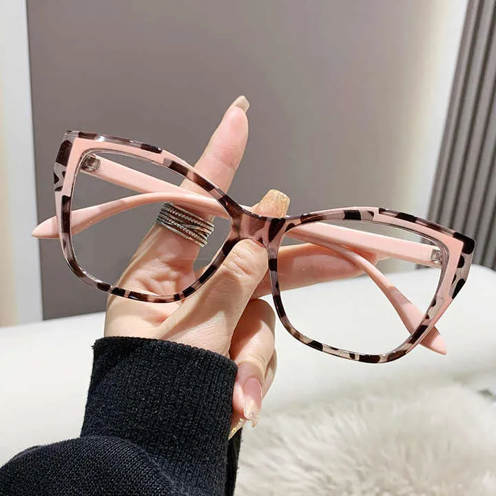 Fashion Cat Eye Women's Color Contrast-نظارات عصرية للنساء