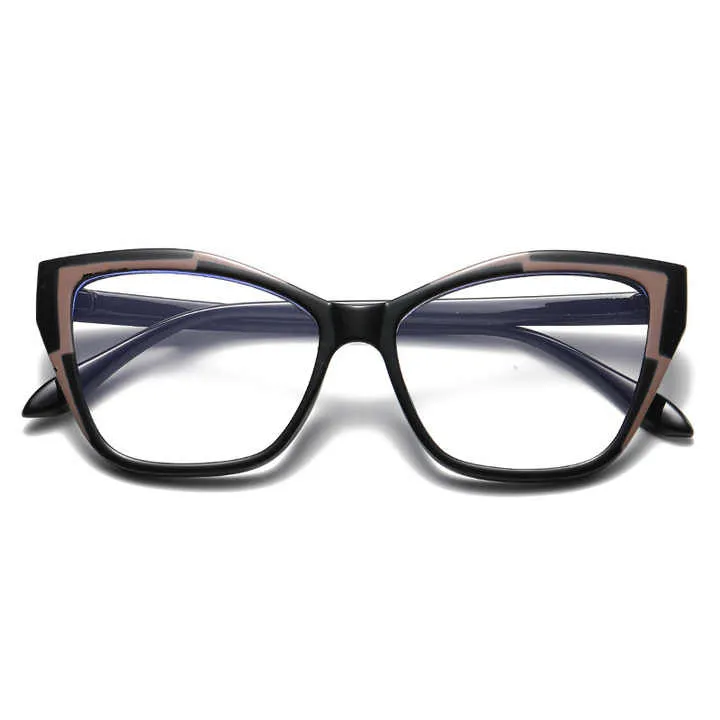 Fashion Cat Eye Women's Color Contrast-نظارات عصرية للنساء