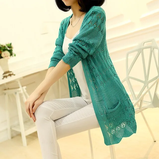 Fashion Knitted Cardigan Women
