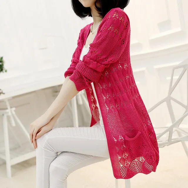 Fashion Knitted Cardigan Women