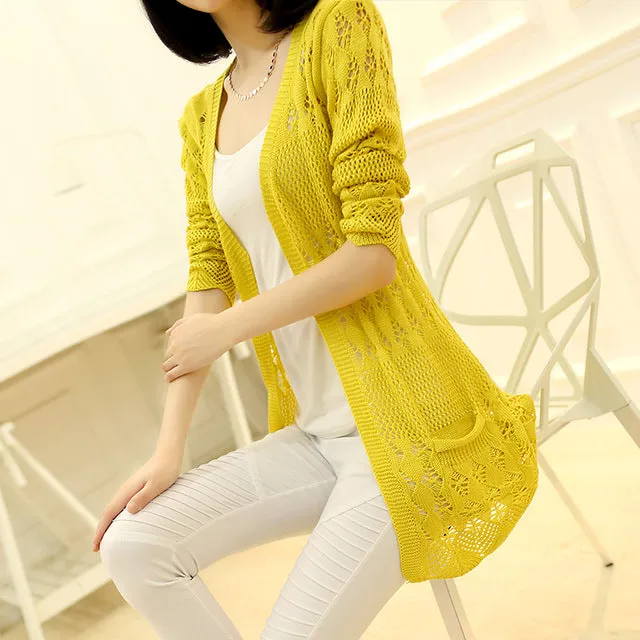 Fashion Knitted Cardigan Women