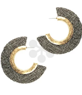 Fringe Design Earring Collection