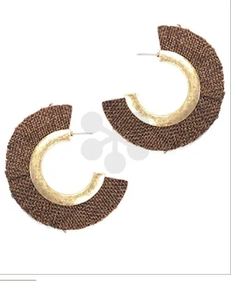 Fringe Design Earring Collection