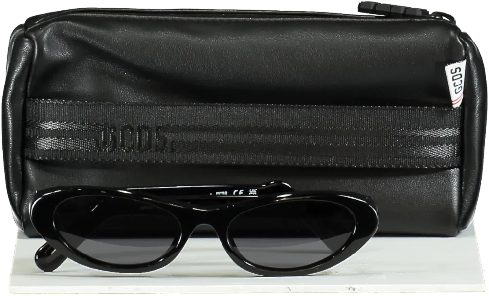 GCDS Black GD0021 Cat Eye Sunglasses