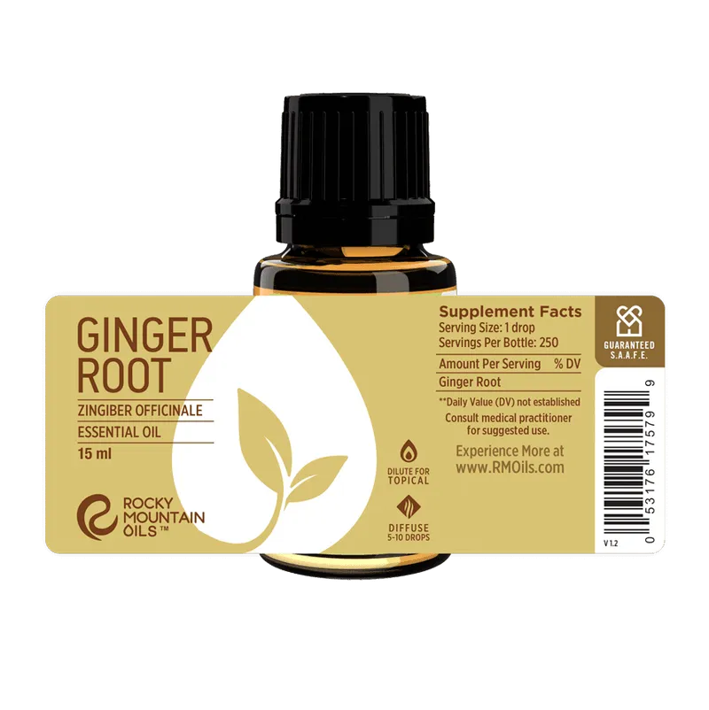 Ginger Root Essential Oil - Ginger Essential Oil
