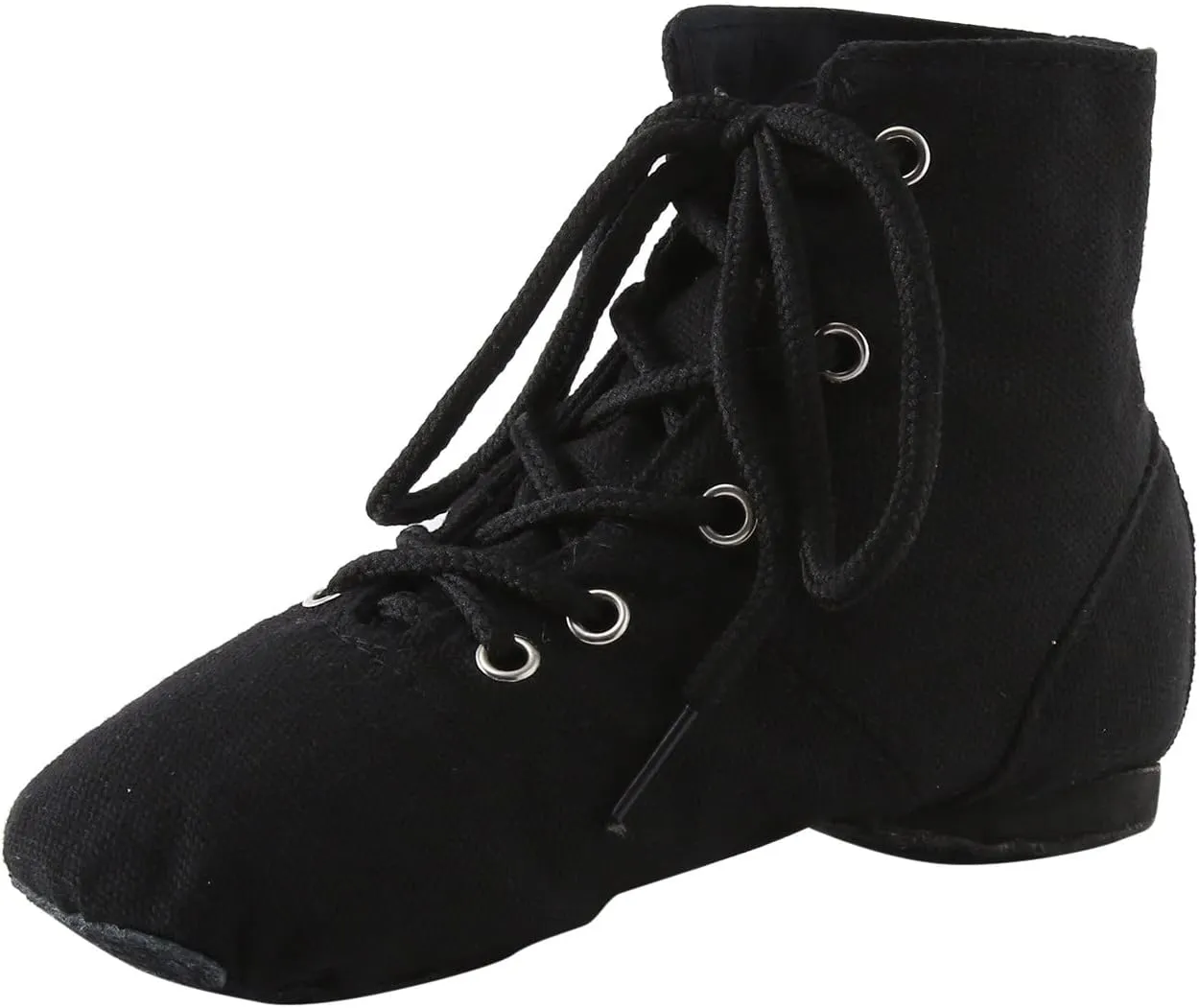 Girls Kids Lace Ballet Dress Dance Sneakers Low Heel Non Slip Short Boots Childres School Uniform Yoga Sport Shoes