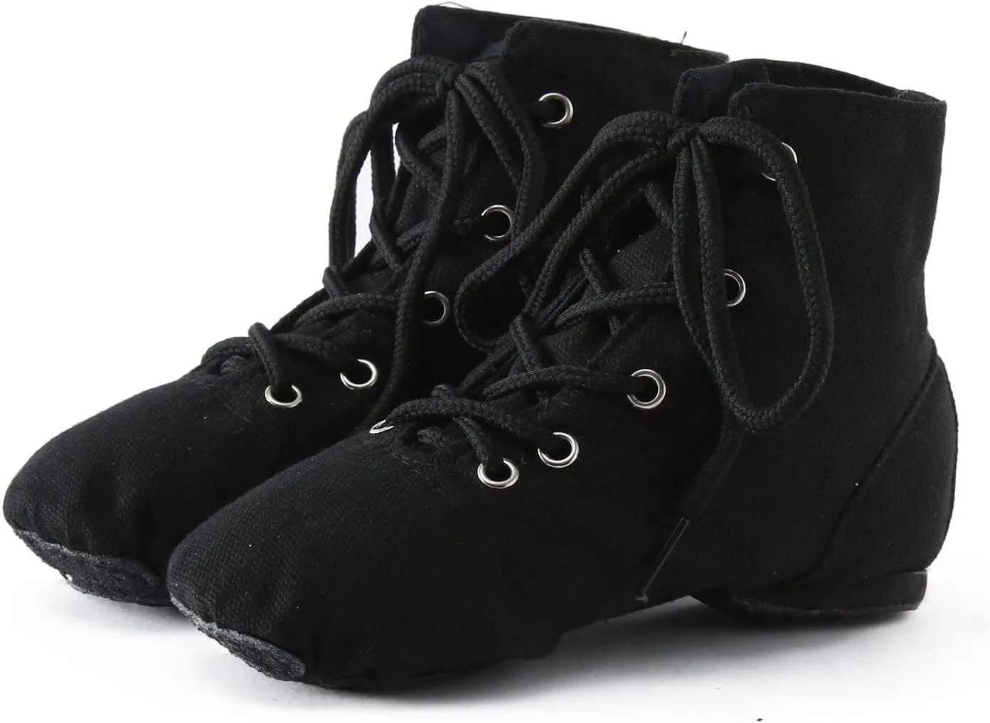 Girls Kids Lace Ballet Dress Dance Sneakers Low Heel Non Slip Short Boots Childres School Uniform Yoga Sport Shoes
