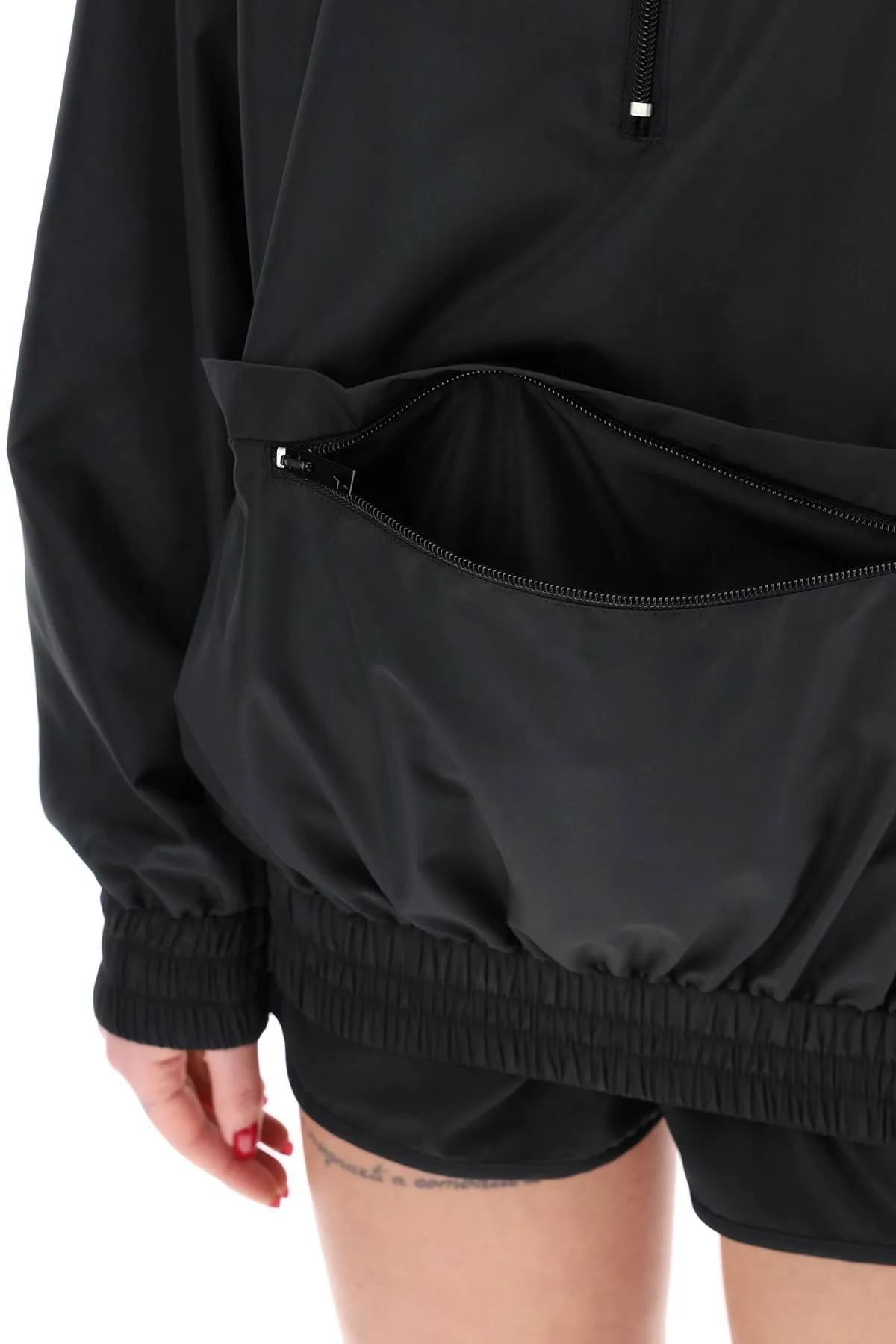 Golden goose wind jacket for outdoor activities GUP01521 P001266 BLACK