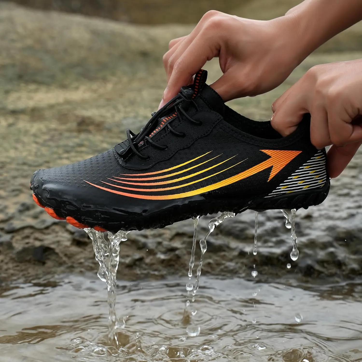Hike Barefoot Shoes for Womens Mens Footwear Pro Barefoot Shoes, Wide Toe Box Healthy & Non-Slip Breathable Footwear for Women Surf Beach Walking Hiking Shoes
