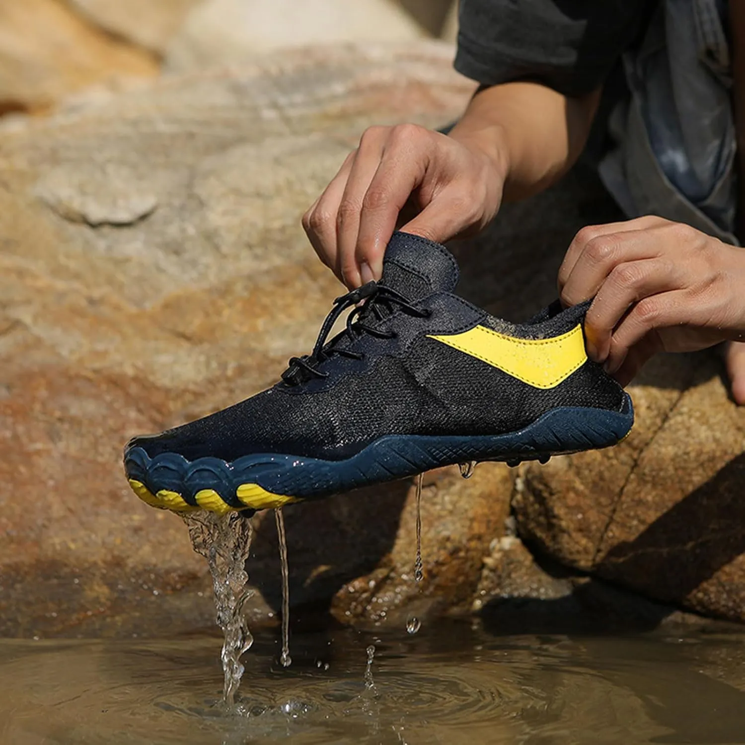 Hike Barefoot Shoes Women Men Pro Footwear Barefoot Shoes Wide Toe Box Breathable Healthy and Non-Slip Footwear Barefoot Shoes Hiking Shoes