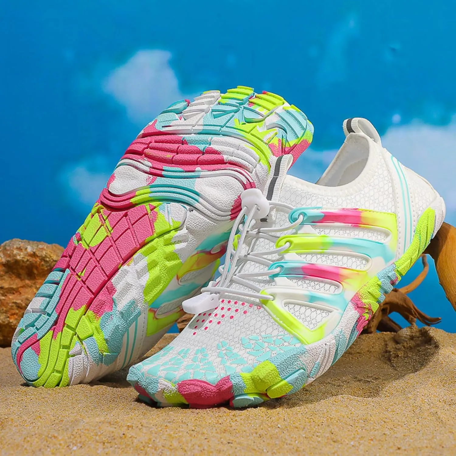 Hike Barefoot Shoes Womens Mens Water Hiking Footwear Healthy Wide Toe Box Non-Slip Outdoor Sports Quick Dry Swim Aqua Beach River Pool Grounding Grounded Soft Sneakers Shoe Diving Boating
