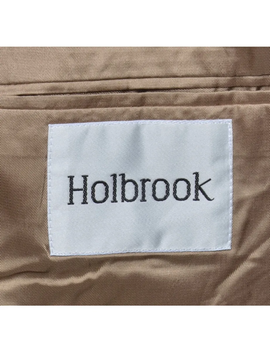 Holbrook Light Brown Dogtooth Blazer - M