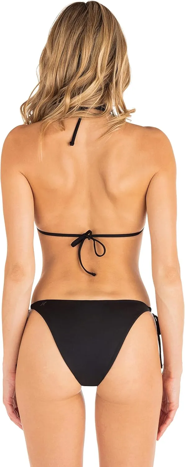 Hurley Women's Standard Cheeky Side-tie Bikini Bottoms