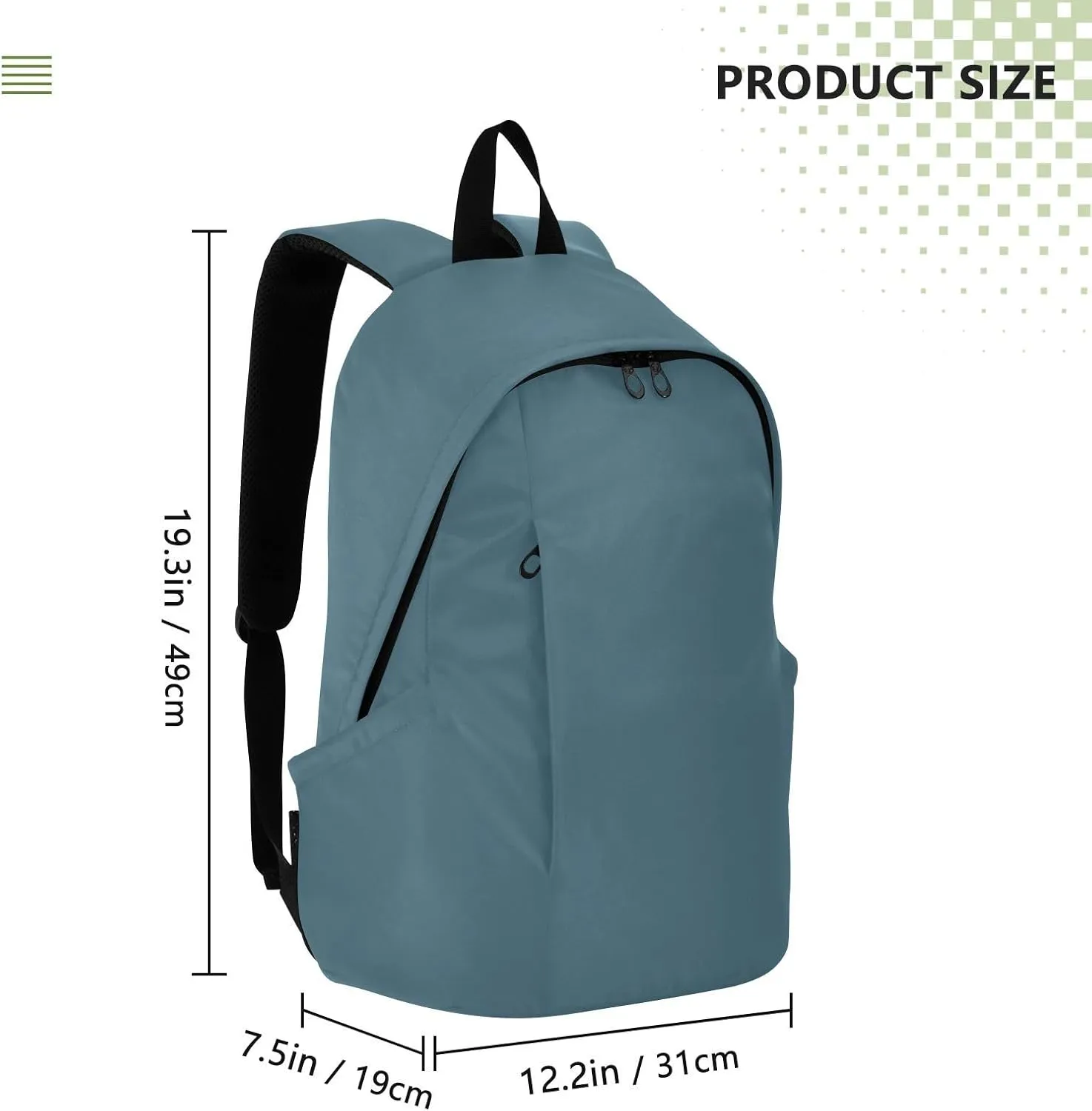 Joko Ivery Deep Blue Laptop Backpack Travel Bag 15.6 Inch Work Bags Large Capacity Daypack Water Resistant Backpacks for Men Women Nurse Trip Working Travel Accessories Gifts