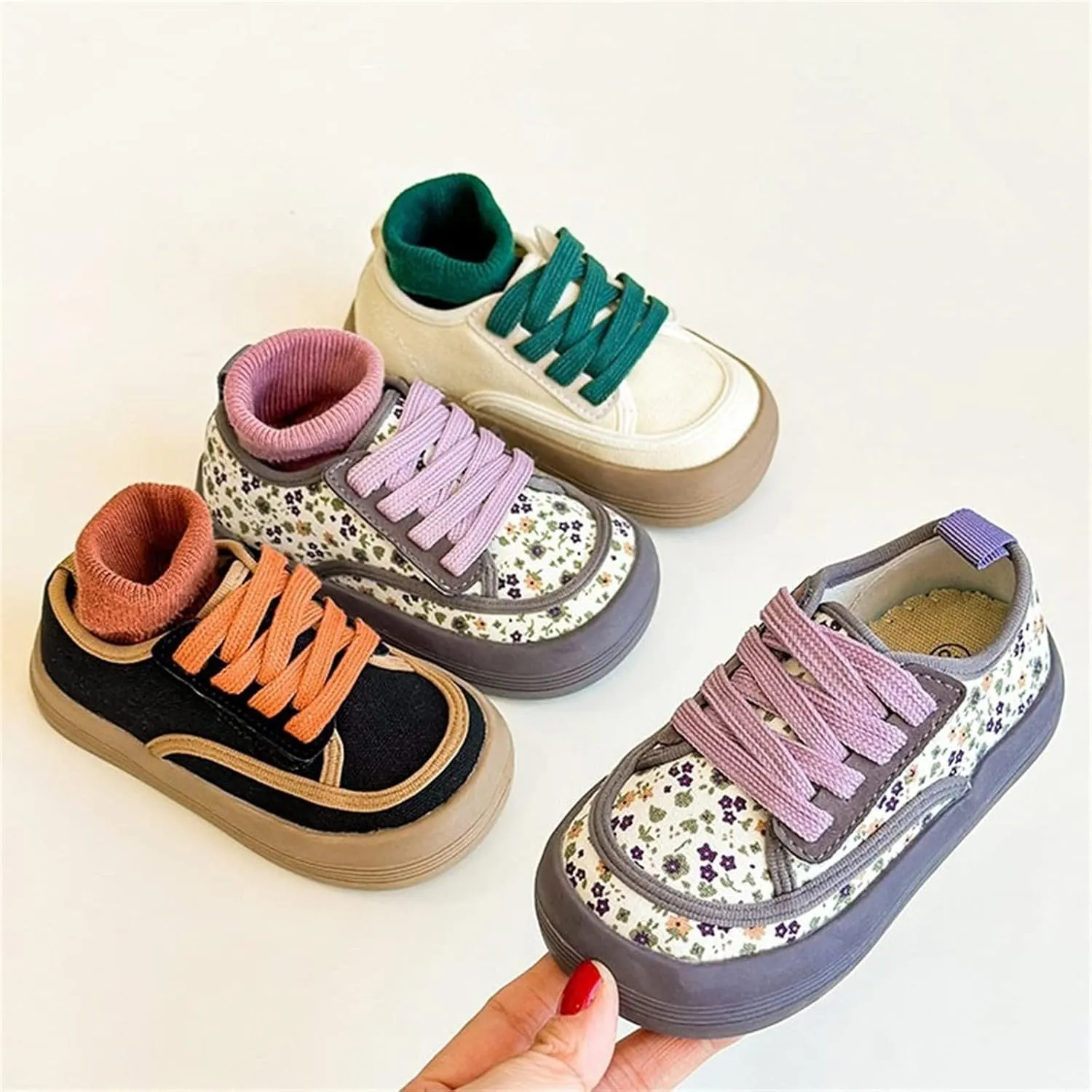 Kids Canvas Shoes Toddler Boys Girls Low Top Canvas Slip On Sneakers Infant Baby Boys Girls Casual Walking Shoes