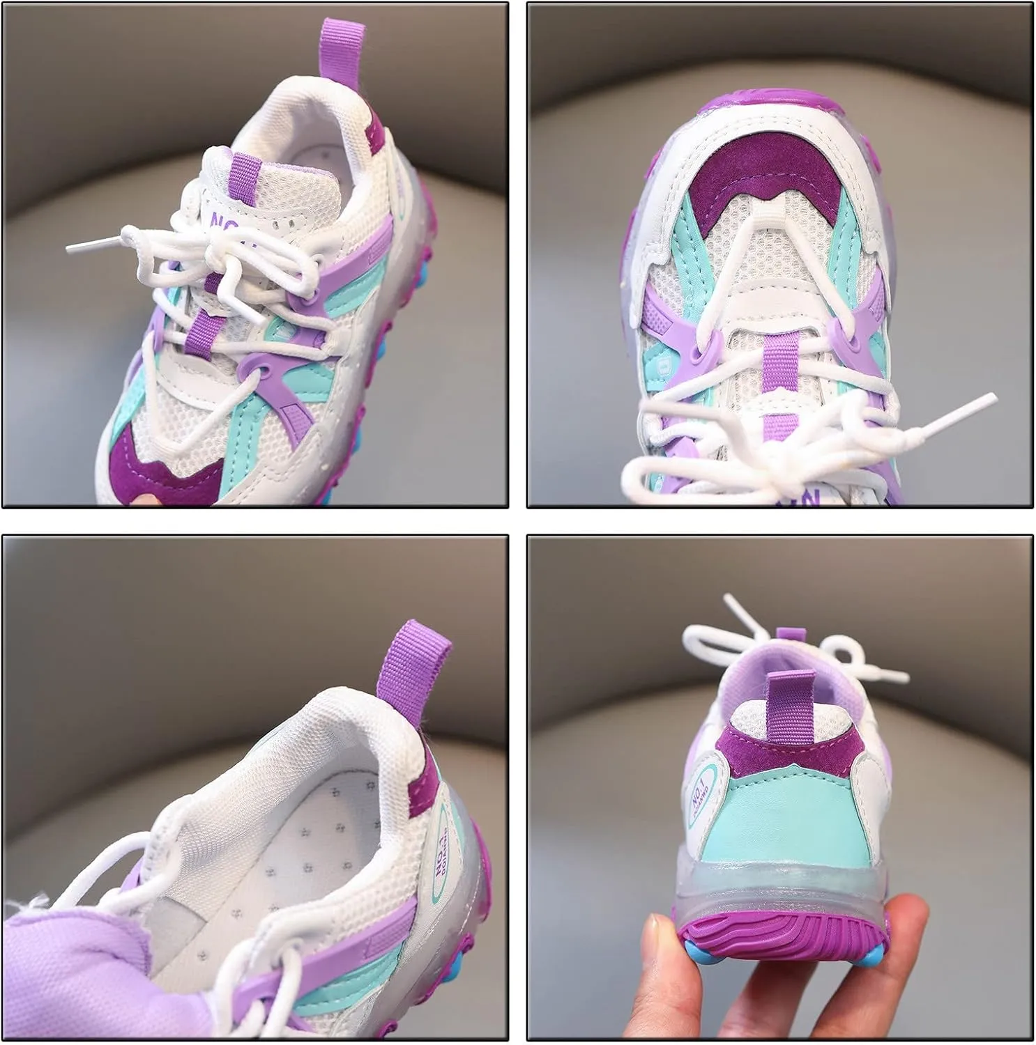Kids Light Up Shoes Boys Girls Breathable Fashion Flashing Sneaker Athletic Running Shoe Toddler First Walking Sneaker