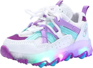 Kids Light Up Shoes Boys Girls Breathable Fashion Flashing Sneaker Athletic Running Shoe Toddler First Walking Sneaker